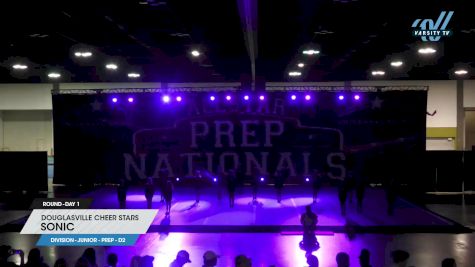 Douglasville Cheer Stars - Sonic [2023 L1.1 Junior - PREP - D2 Day 1] 2023 CHEERSPORT Atlanta Classic & US All Star Prep Nationals