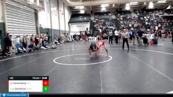 149 lbs Quarterfinal - Jody Sandoval, Colorado Mesa University vs Jason Hanenberg, Western Colorado University