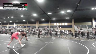 165 lbs Consi Of 32 #2 - Isaac Hanson, Murrieta Valley HS vs Benjamin De La Torre, ETS