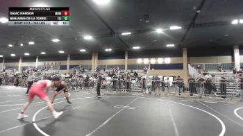 165 lbs Consi Of 32 #2 - Isaac Hanson, Murrieta Valley HS vs Benjamin De La Torre, ETS