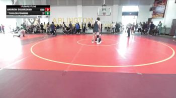 165 lbs Cons. Round 4 - Andrew Solorzano, Centennial (Corona) vs Taylor Powers, Xavier Prep