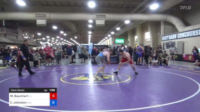 100 kg Cons Semis - Michael Baumhart, Illinois vs Collin Johnston, California