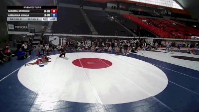 106 lbs Gianna Mirelez, California 14U Girls vs Airianna Ayala, Idaho 14U Girls