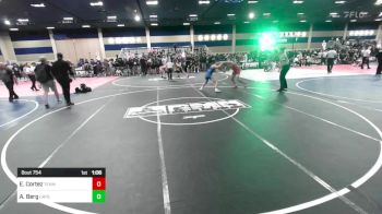 157 lbs Round Of 16 - Eric Cortez, Team Alpha Male vs Anthony Berg, Cats WC