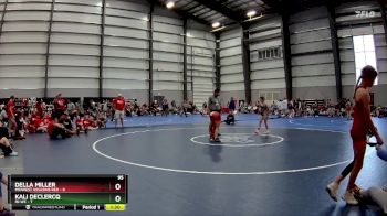 95 lbs Quarters - KALI DECLERCQ, ISI WC vs Della Miller, Midwest Assasins Red