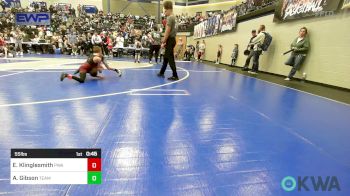 55 lbs Final - Easton Klinglesmith, Perry Wrestling Academy vs Axel Gibson, Team Guthrie Wrestling