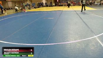 105 lbs Semis (4 Team) - Beckett Edstrom, Hastings vs Braylen DeFrang, Z-M (Zumbrota/Mazeppa)