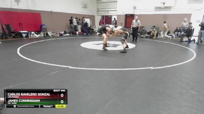 175 lbs Cons. Round 2 - James Cunningham, Mt. View vs Carlos Ravelero Gonzalez, Los Banos