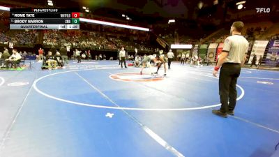 150 Class 3 lbs Quarterfinal - Rome Tate, Whitfield vs Brody Narron, St. Michael The Archangel