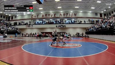 106 lbs Quarters & 1st Wb (16 Team) - Keller Stringer, Brantley County HS vs Luke Solomon, Berrien County