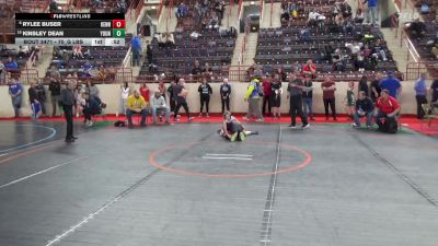 70_G lbs 7th Place - Rylee Buser, Kennard Dale vs Kinsley Dean, Youngsville