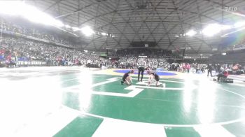 Girls 1B/2B/1A 110 Cons. Round 2 - Annika Winona, Pomeroy (Girls) vs Arabella Rozeboom, Mount Baker (Girls)