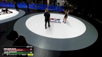 155 lbs Semifinal - Julie Cimarusti, California vs Analiese Silva, Mesa Verde High School Wrestling