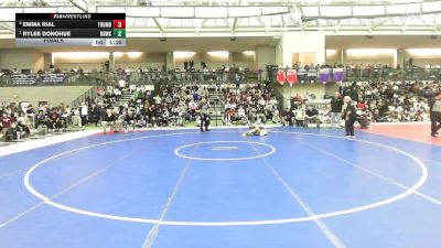 132 lbs Final - Emma Rial, Trumbull vs Rylee Donohue, Norwalk