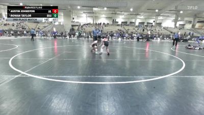 75 lbs 3rd Place Match - Rowan Taylor, Rabbit Wrestling Club vs Austin Johnston, GroundZero