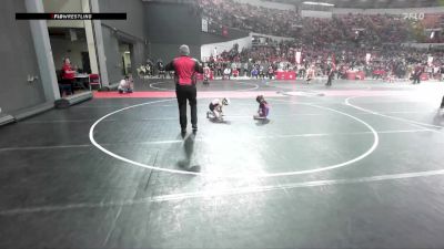 50 lbs Champ. Round 2 - Autumn Fox, Rosholt vs Moxie Kison, Slinger