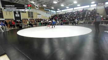 285 lbs Semifinal - Colin Falla, Greenwich vs A'Marii Dudley, Glastonbury