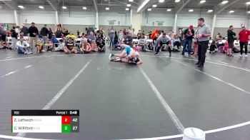 160 lbs Round 8 (10 Team) - Clifford Williford, Florida Scorpions vs Zach Leftwich, Machine Shed