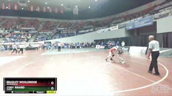 6A-113 lbs Cons. Round 3 - Bradley Wooldridge, McMinnville vs Cody Rinard, Sandy