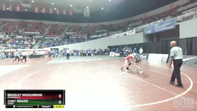 6A-113 lbs Cons. Round 3 - Bradley Wooldridge, McMinnville vs Cody Rinard, Sandy