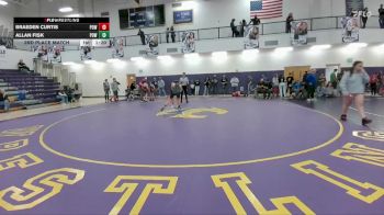 126 lbs 3rd Place Match - Allan Fisk, Powell Middle School vs Braeden Curtis, Powell Middle School