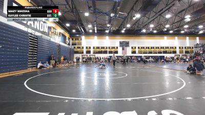 130 lbs Consy 3 - Maizy Mikeska, Derry Area vs Kaylee Christie, Butler