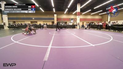170 lbs Round Of 16 - Jayauna Ennis, Boneyard Wrestling Academy vs Zamariya Williams, Rockwall-Heath High School Wrestling