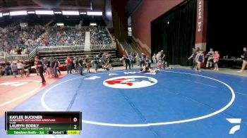 130-142 lbs Semifinal - Lauryn Bodily, Eastside United Wrestling Club vs Kaylee Buckner, Moorcroft Mat Masters Wrestling Club