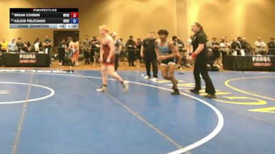 126 lbs Cons. Quarters - Brian Corbin, Wyoming Seminary vs Julius Feliciano, Dragon RTC