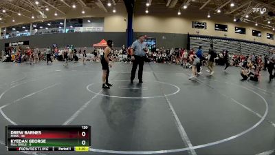 120 lbs Round 1 (4 Team) - Drew Barnes, POWA vs Kyedan George, Full Circle