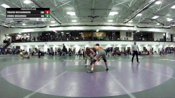 165 lbs Quarterfinal - Owen Segorski, Unattached vs Travis Richardson, Unattached