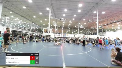 67 lbs Semifinal - Ryder Limpar, Grit Mat Club vs Jacob Wenrich, Keystone Krush