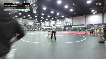126 lbs 1st Place Match - Kale Blanton, Temecula Valley vs Bracy Johnson, Murrieta Valley