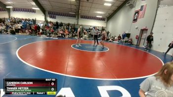 126A Quarterfinal - Tanner Metzer, Thunder Basin High School vs Cameron Carlson, Spearfish