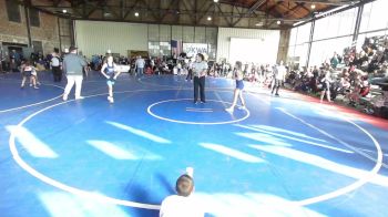 105 lbs Rr Rnd 5 - Kyah Leyba, Team Tulsa Wrestling Club vs Addisyn Bunch, Lady Outlaw Wrestling Academy