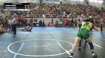 192 lbs 3rd Place Match - Romeo Brown, Start Spartan Wrestling vs Charlie Wendt, Independent