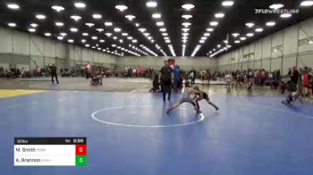 52 lbs Consolation - Malaki Smith, Webb City Youth Wrestling vs Aron Brannon, Okwa