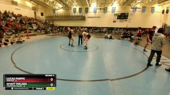 157 lbs Round 3 (3 Team) - Wyatt Malara, Thompson Valley vs Lucas Phipps, Rawlins