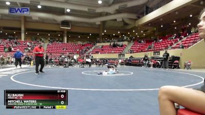 72 lbs Cons. Round 5 - Kj Baugh, Maize WC vs Mitchell Waters, Greater Heights Wrestling