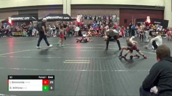 50 lbs Round 2 (6 Team) - Isaac Simmonds, Armory Athletics vs Doran Withrow, Carolina Hammer Squad