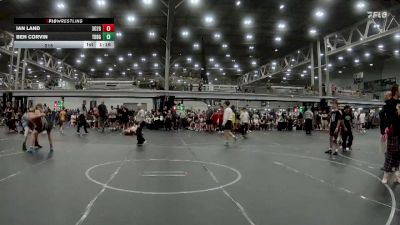 215 lbs Round 3 (8 Team) - Ian Land, Team 302 Gold vs Ben Corvin, TDWC Maniacs Blue & Gold