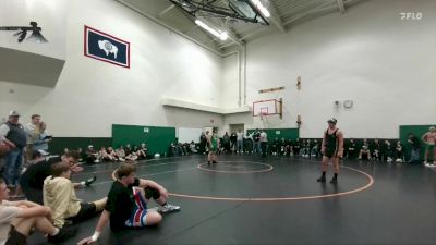 215 lbs Round 1 (6 Team) - Zack Kuntz, Greybull/Riverside vs Justyn Tendore, Lander