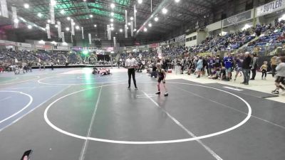 62 lbs Round Of 16 - Chris Klotz, West Grand vs Juan Alcantar, Moffat County