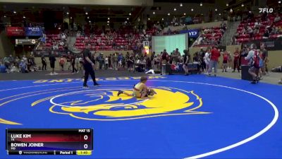 53 lbs Quarterfinal - Luke Kim, TX vs Bowen Joiner, MO