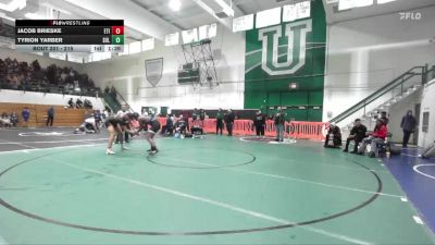 215 lbs Champ. Round 2 - Tyrion Yarber, Sultana vs Jacob Brieske, Etiwanda