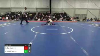 90 lbs Semifinal - Mason Burnhan, Oklahoma Elite 14U vs Justice Schultheis, LWA 14U