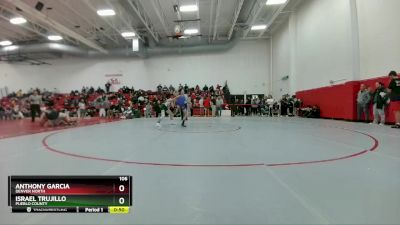 106 lbs Cons. Round 4 - Anthony Garcia, Denver North vs Israel Trujillo, Pueblo County