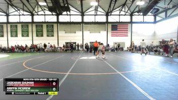 129-137 lbs Quarterfinal - Griffin McGrew, Normal Community West High Sch vs Jaskaran Ghuman, Lakota West Wrestling Club