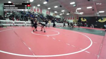 155 lbs Cons. Round 3 - Faith Romo Rizo, Tahquitz vs Kierra Medina, Vacaville