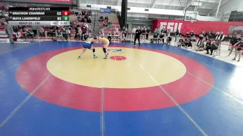 180 lbs Cons. Round 2 - Maya Landefeld, Misericordia vs Draydon Charman, Cedar Crest